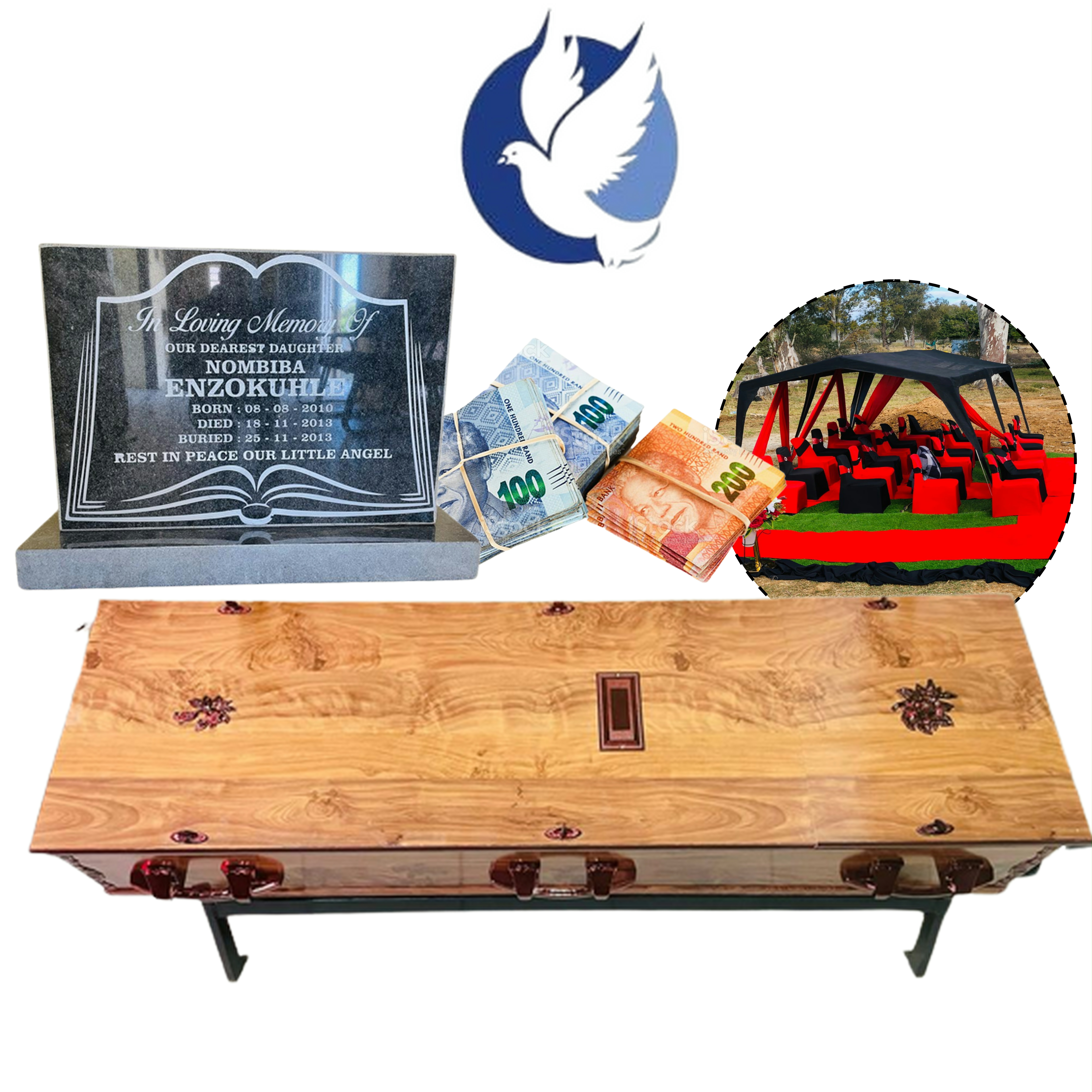 Bronze Burial Cover (R200)