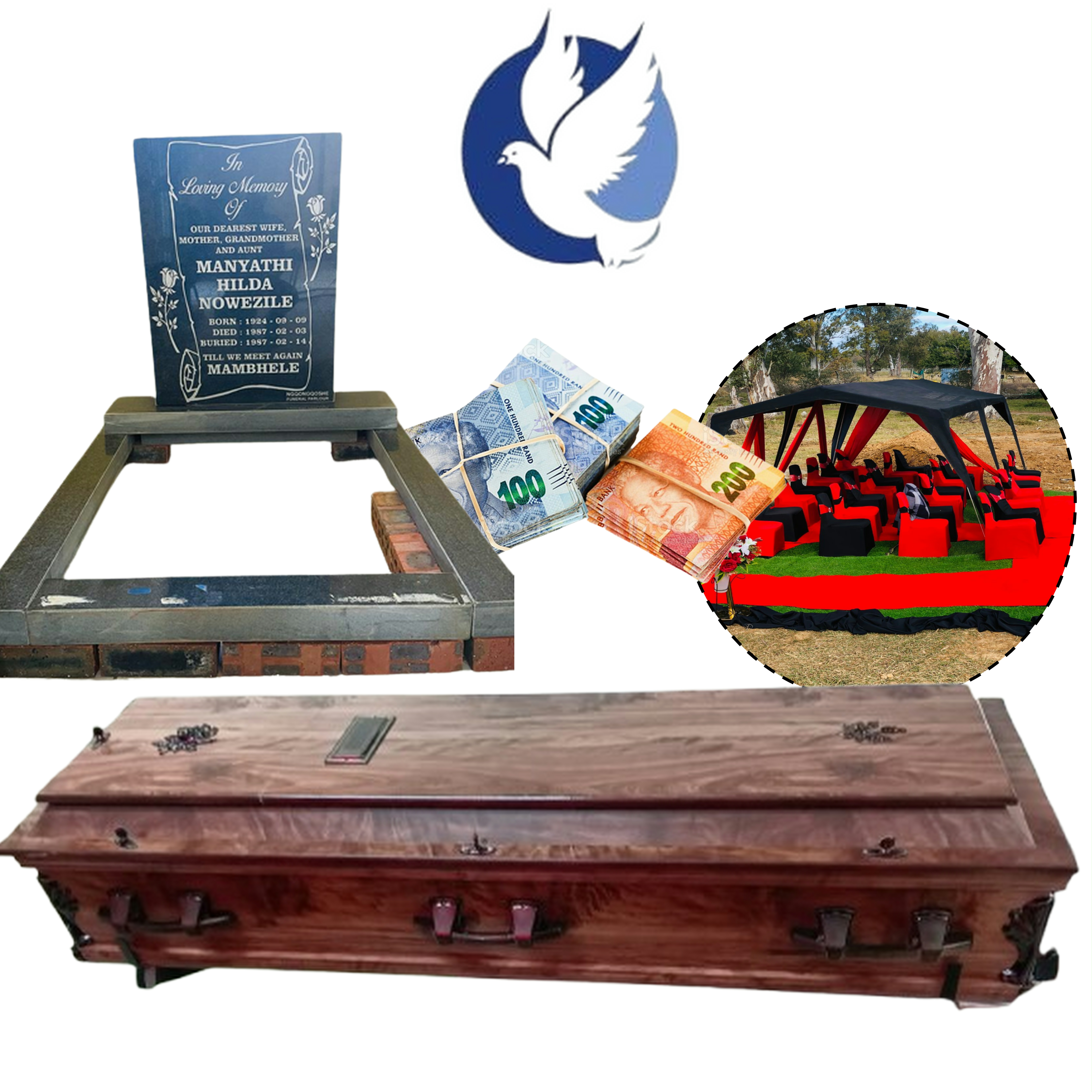 Gold Burial Cover (R300)